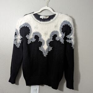 Eugenia Women Vintage Sweaters M Black